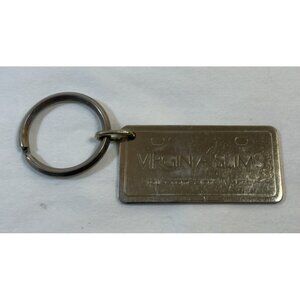 Virginia Slims Advertising Keychain Brass Made In USA